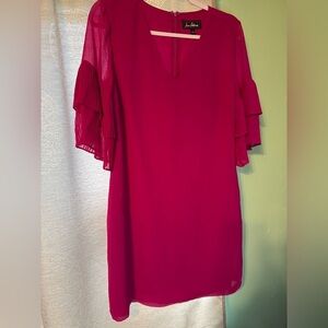 Beautiful Spring/Summer Fushia Sam Edelman   Dress Size 4 in EUC Fast Shipping